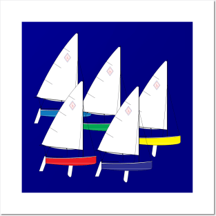 Lehman 12 Sailboats Racing Posters and Art